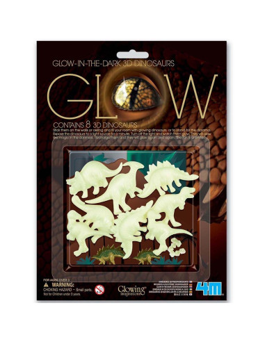 DINOSAURIOS 3D BRILLANTES  