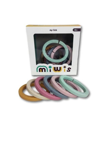 ANILLAS MORDEDOR 6 pzas SILICONA