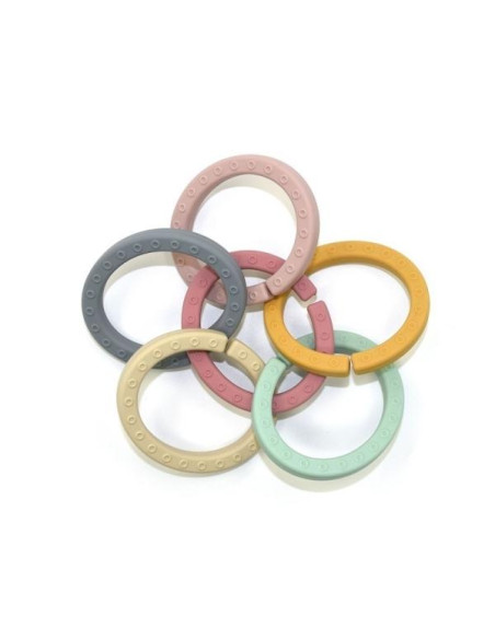 ANILLAS MORDEDOR 6 pzas SILICONA