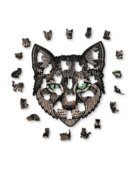 PUZZLE ANIWOOD GATO M