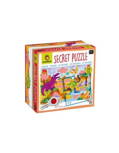 SECRET PUZZLE DINOSAURIOS 24 p