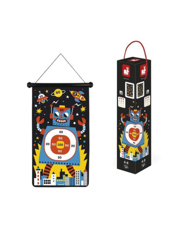 JUEGO  DE  DARDOS  MAGNÉTICOS  ROBOTS