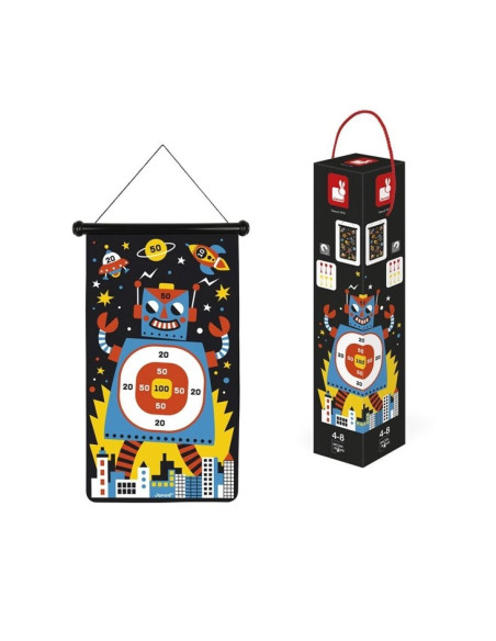 JUEGO  DE  DARDOS  MAGNÉTICOS  ROBOTS