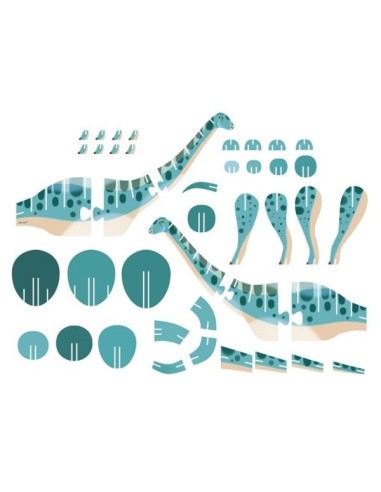 DINO PUZZLE CON VOLUMEN EL DIIPLODUCOS
