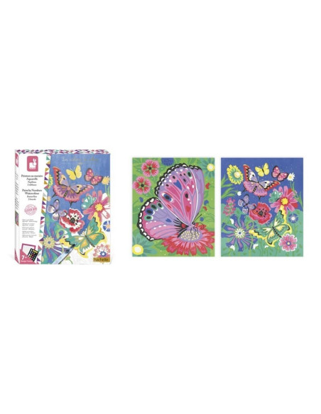 PINTURA NÚMEROS MARIPOSAS