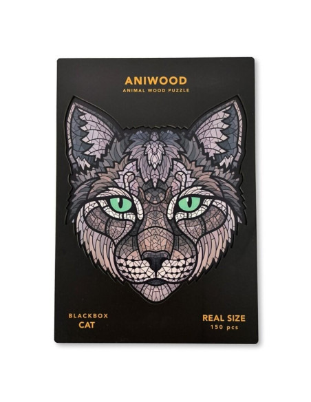 PUZZLE ANIWOOD GATO M