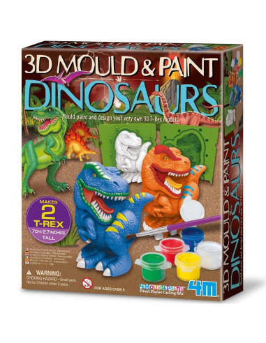 3D MOULD ¬ PAINT DINOSAURIOS