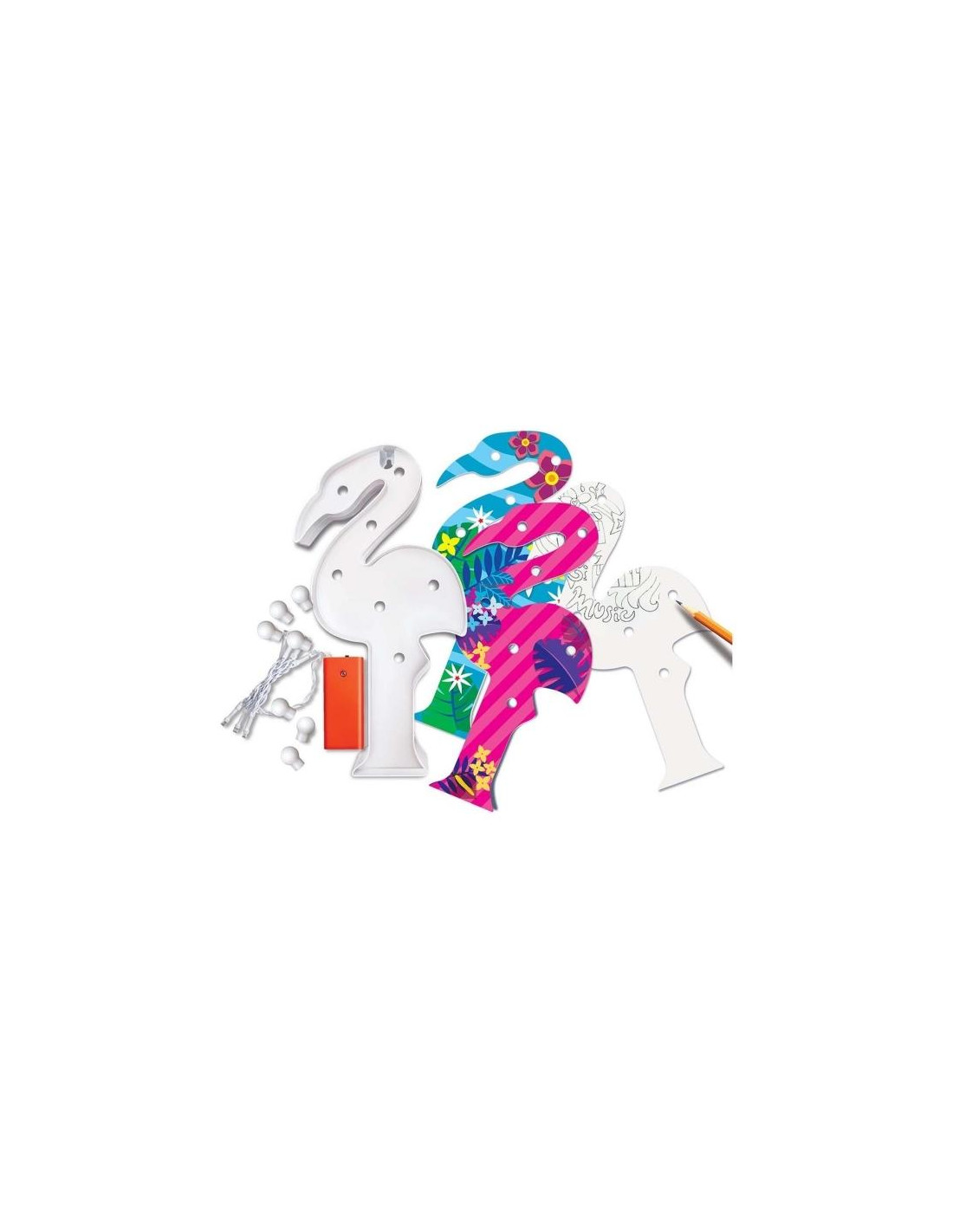 KIDZMAKER CREA TU LUZ DE MESA FLAMENCO KIDZMAKER CREA TU LUZ DE MESA FLAMENCO