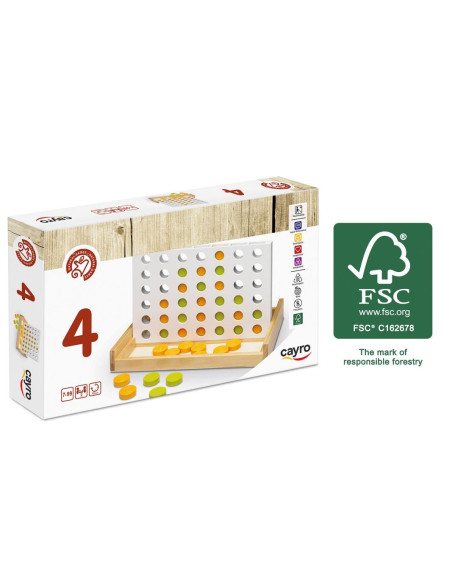 4 EN RAYA MADERA FSC