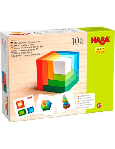 JUEGO DE COMPOSICIÓN EN 3D. CUBO DE...