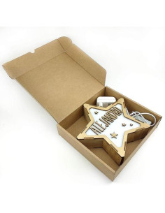 LAMPARA ESTRELLA  CON  CABLE 2