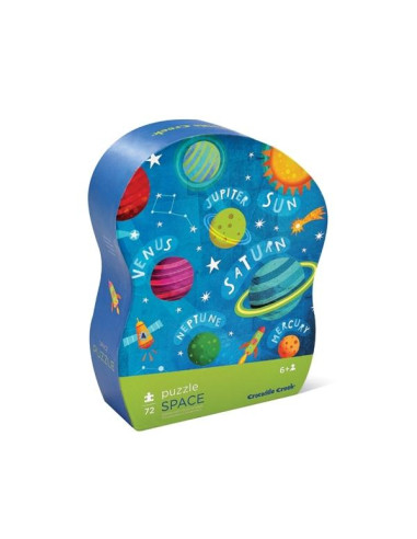 JUNIOR SHAPED BOX PUZZLES  SPACE 72 PCS