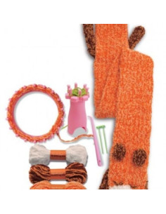 SET DE PUNTO BUFANDAS ADORABLES 2