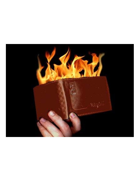 CARTERA DE FUEGO  MARRON