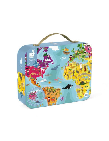 PUZZLE ILUSTRADO A 2 CARAS "PLANETA AZUL" 208 pzas