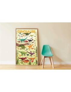 GRAN POSTER PEGATINAS DINOSAURIOS 2