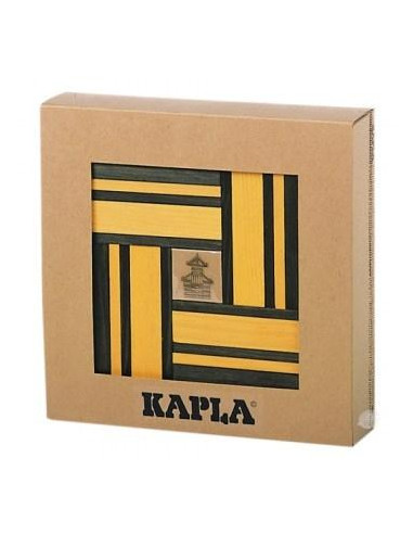 SET LIBRO + 40 PIEZAS MADERA GREEN/YELLOW (Nº23)