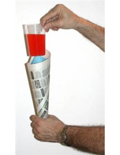 COMRDY GLASS IN PAPER CONE