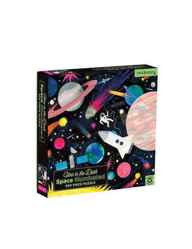 GLOW IN DARK PUZZLE ESPACIO...