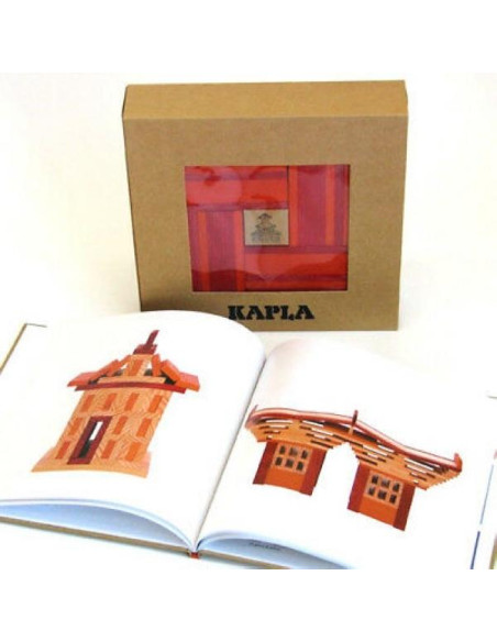 SET LIBRO+40 PIEZAS MADERA RED/ORANGE( Nº22)
