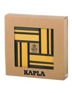 SET LIBRO + 40 PIEZAS MADERA GREEN/YELLOW (Nº23)