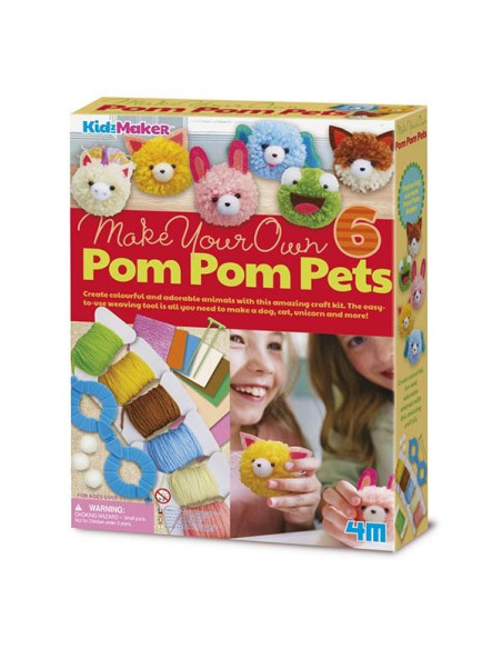 TALLER PARA CREAR ANIMALITOS POM POM