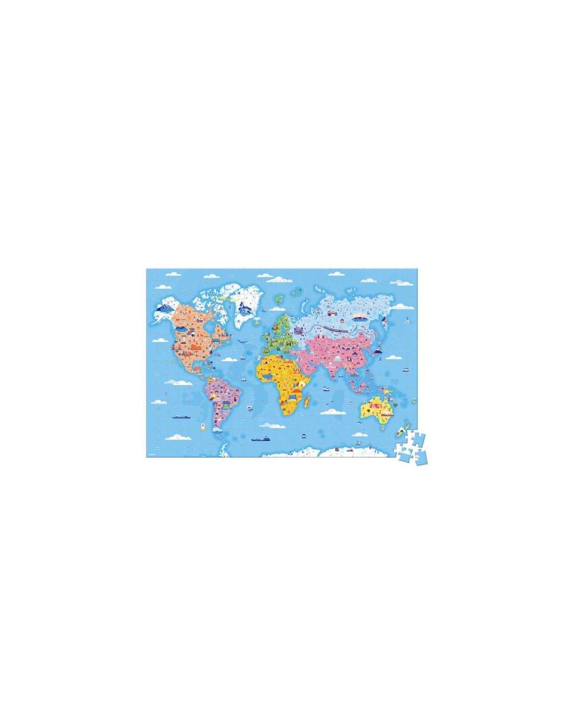 PUZLE EDUCATIVO CURIOSIDADES DEL MUNDO PUZLE EDUCATIVO CURIOSIDADES DEL MUNDO