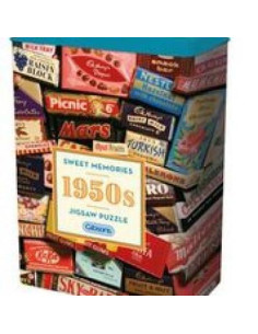 DULCES MEMORIA AÑOS 50 CAJA MET.PUZZLE 500 P.