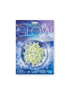 GLOW IN THE DARK SNOWFLAKES CIENCIA 4M
