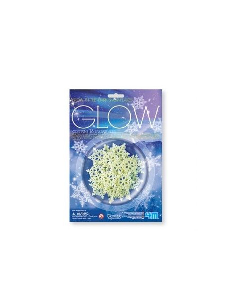 GLOW IN THE DARK SNOWFLAKES CIENCIA 4M