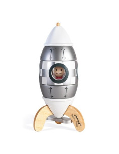 KIT MAGNETICO COHETE PLATEADO 2