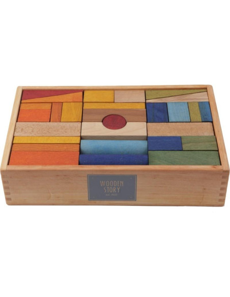CAJA CONSTRCCIONES MADERA  63 PCS