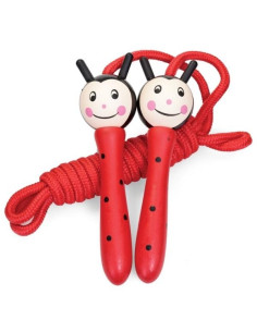 WOODEN  SKIPPING ROPE 2