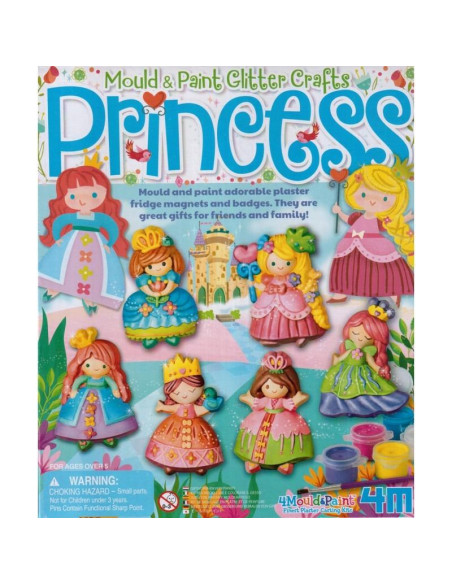 MOLDEA Y PINTA PRINCESAS