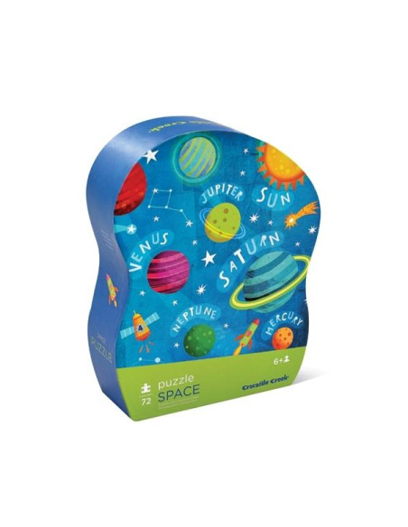 JUNIOR SHAPED BOX PUZZLES  SPACE 72 PCS