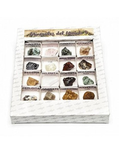 CAJA DE MINERALES DEL MUNDO...
