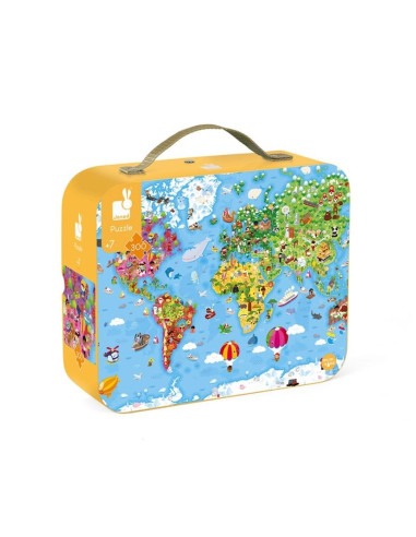 PUZZLE GIGANTE "ATLAS MUNDIAL" 300 pzas