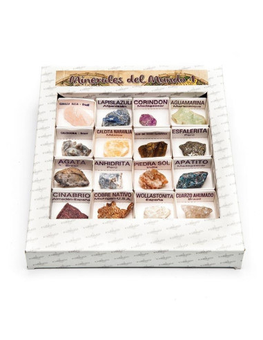 CAJA DE MINERALES DEL MUNDO Nº 1