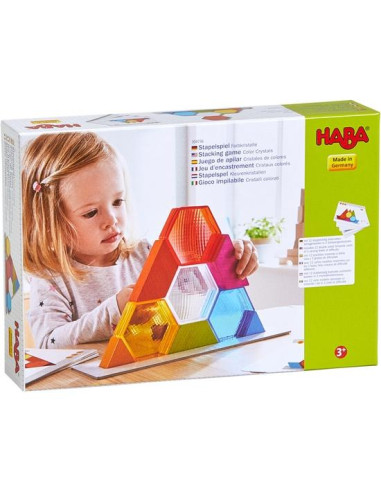 JUEGO DE APILAR CRISTALES DE COLORES