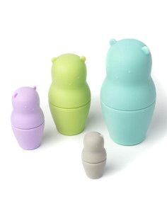 MUÑECAS RUSAS OSOS NEÓN SILICONA 2