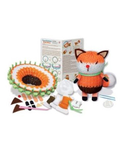 FRENCH KNITING FOX DOLL...