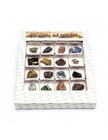CAJA MINERALES DEL MUNDO Nº 4 CAJA MINERALES DEL MUNDO Nº 4
