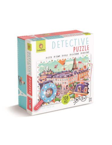 PUZZLE DETECTIVE EN MI CASA 108 pcs